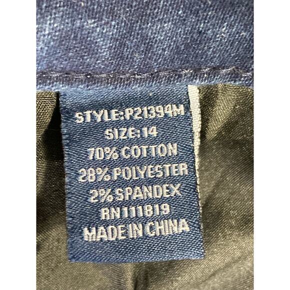 Women's High Rise Blue Jeans Size 14 Medium Wash Clothing - Picture 3 of 10